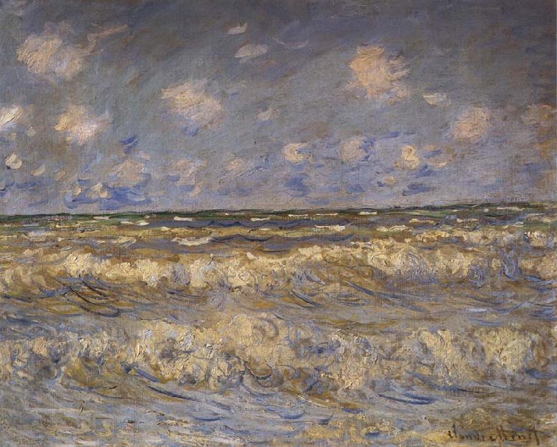 Claude Monet Rough Sea France oil painting art